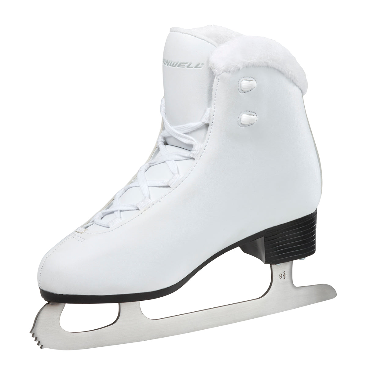 Figure Skate with Fur Collar