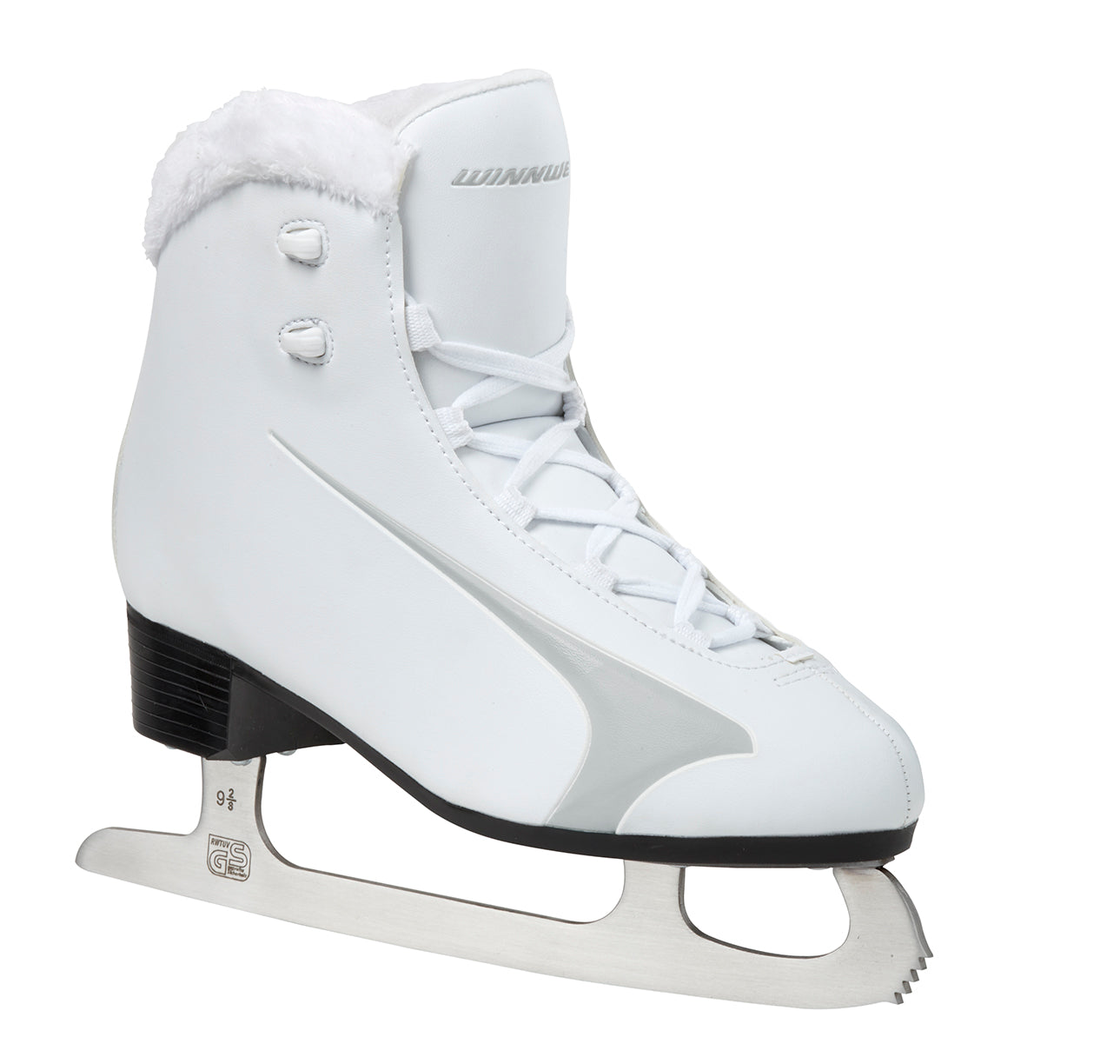 Figure Skate with Fur Collar
