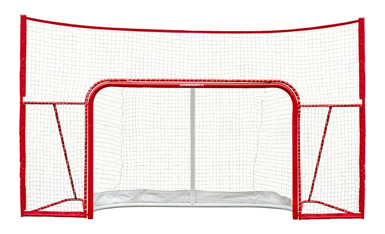 Hockey Proform Net 72" w/ 2/1.75" Posts, Skateguard & Standalone Backstop