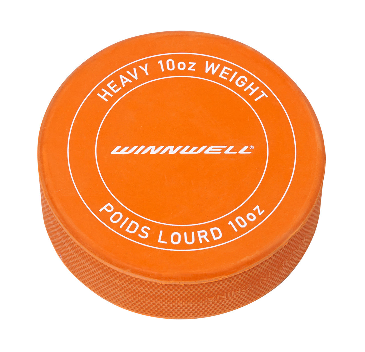 Ice Hockey Puck (Orange Heavy 10oz) - Branded