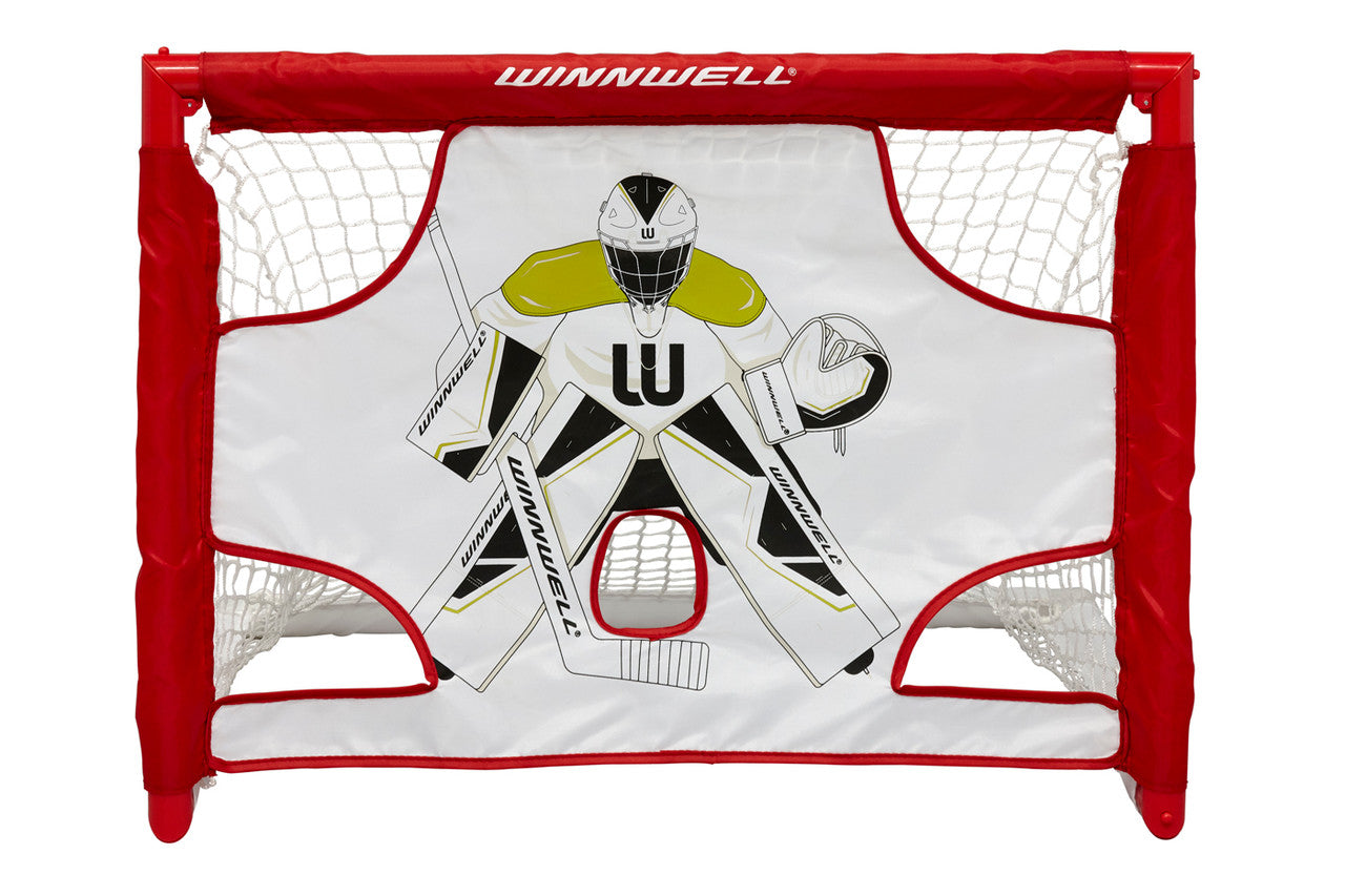 Collapsible PVC Mini Net $ Target w/  2 Sticks, Ball & Carrying Case