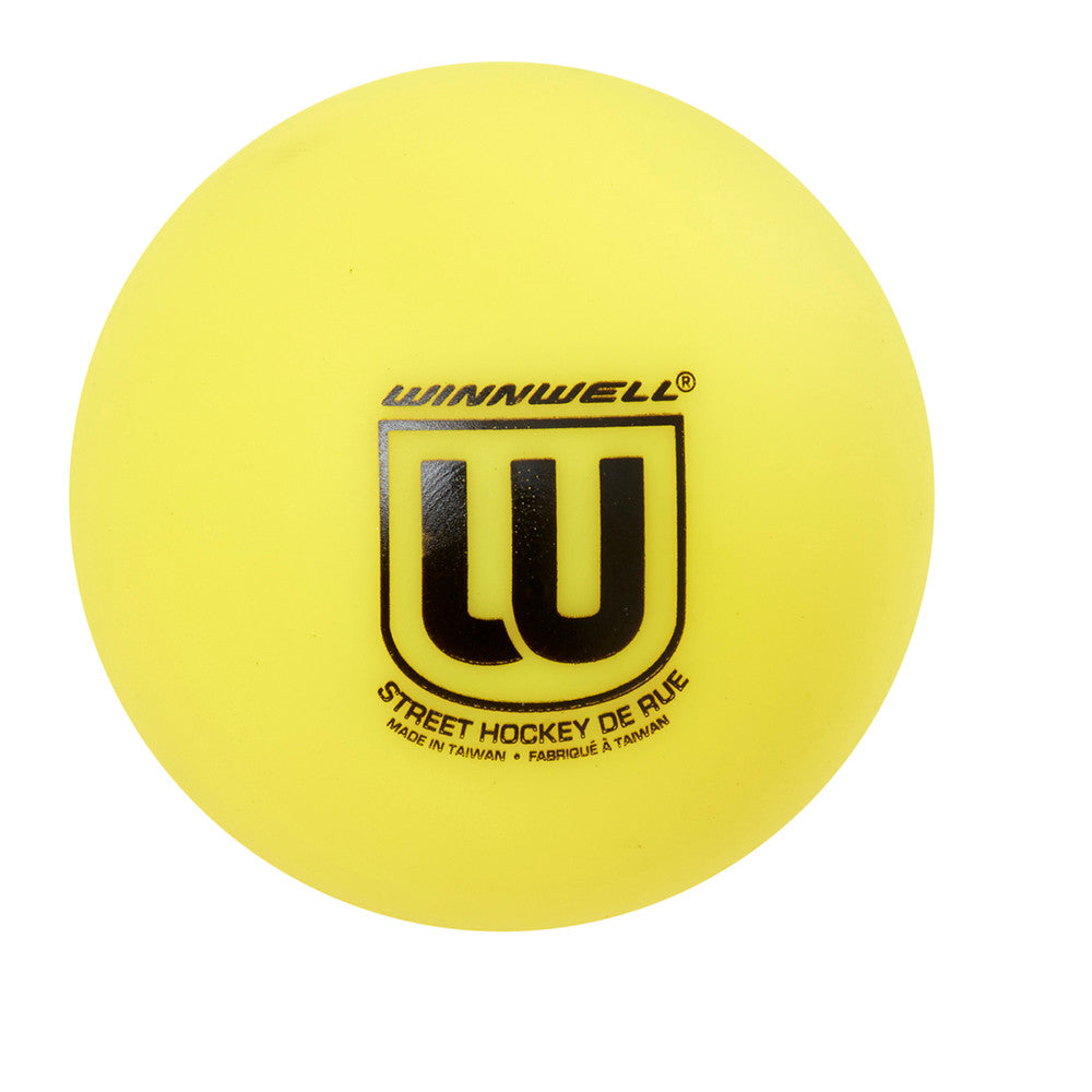 Street Hockey Ball 65mm 50g Soft Yellow