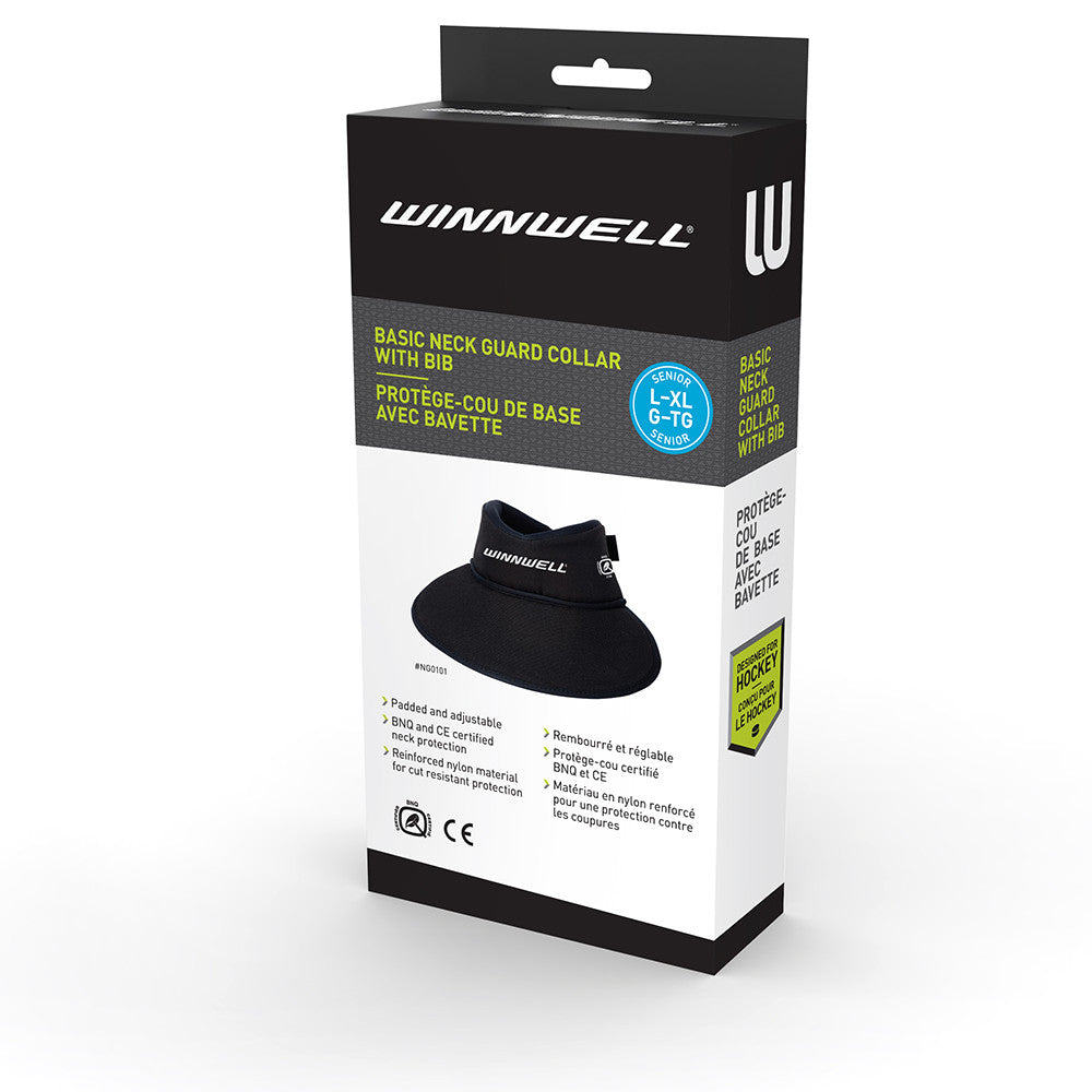 Basic Neck Guard Collar w/ Bib - Senior